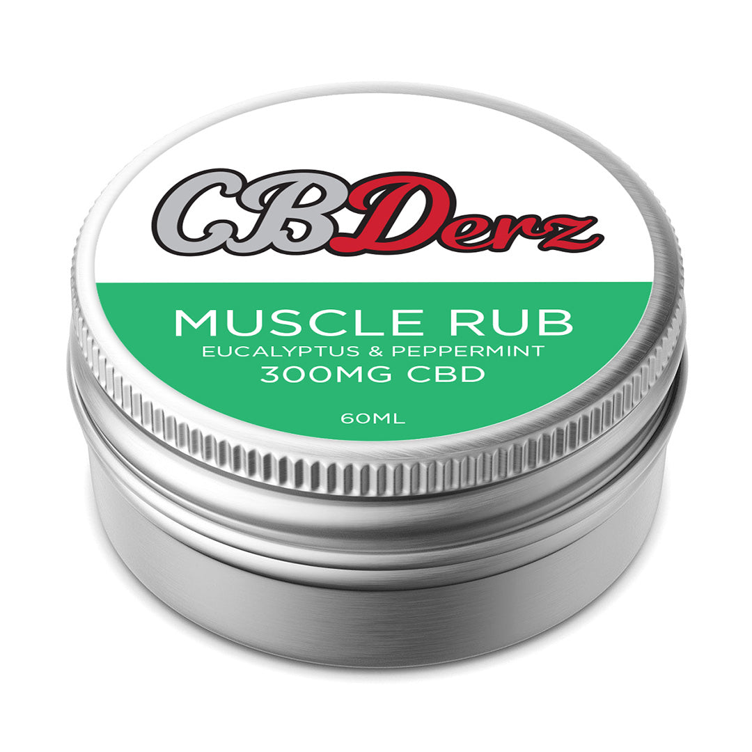 300mg Eucalyptus & Peppermint CBD Muscle Rub