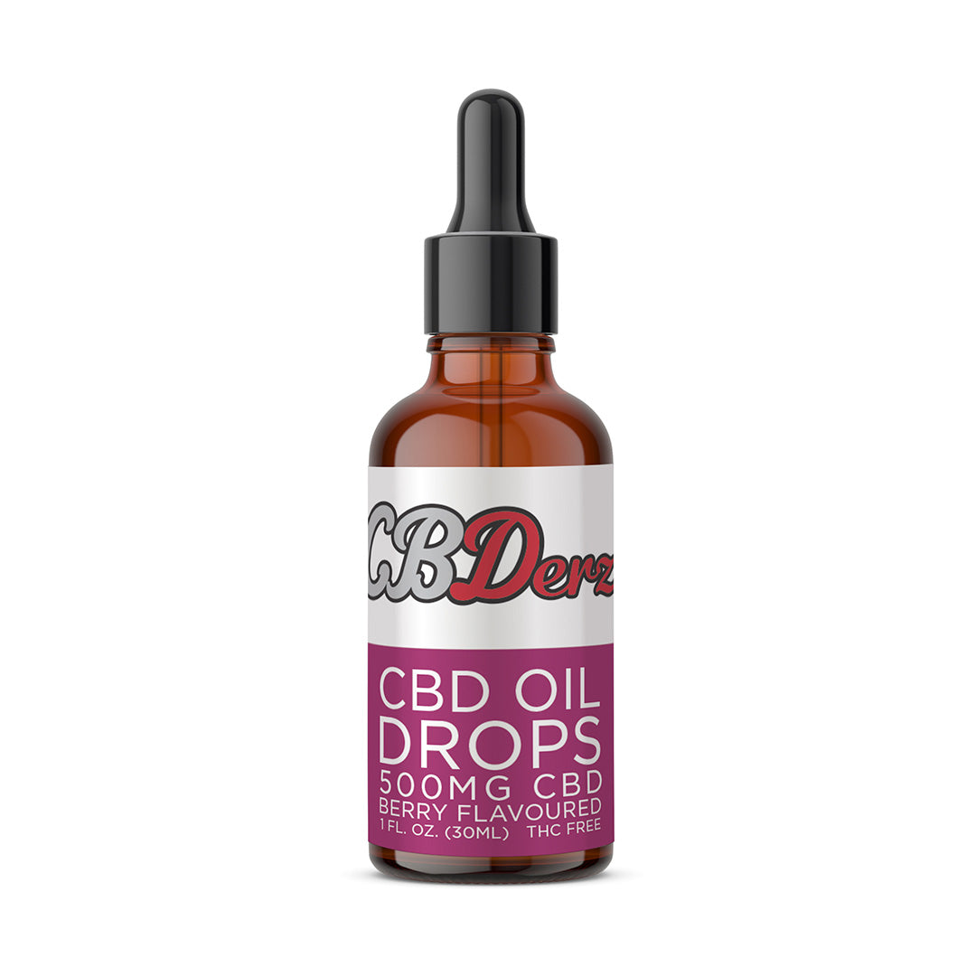 500mg Berry Flavour CBD Oil Drops 30ml