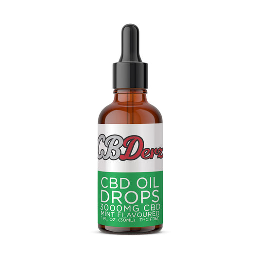 3000mg Mint Flavour CBD Oil Drops 30ml