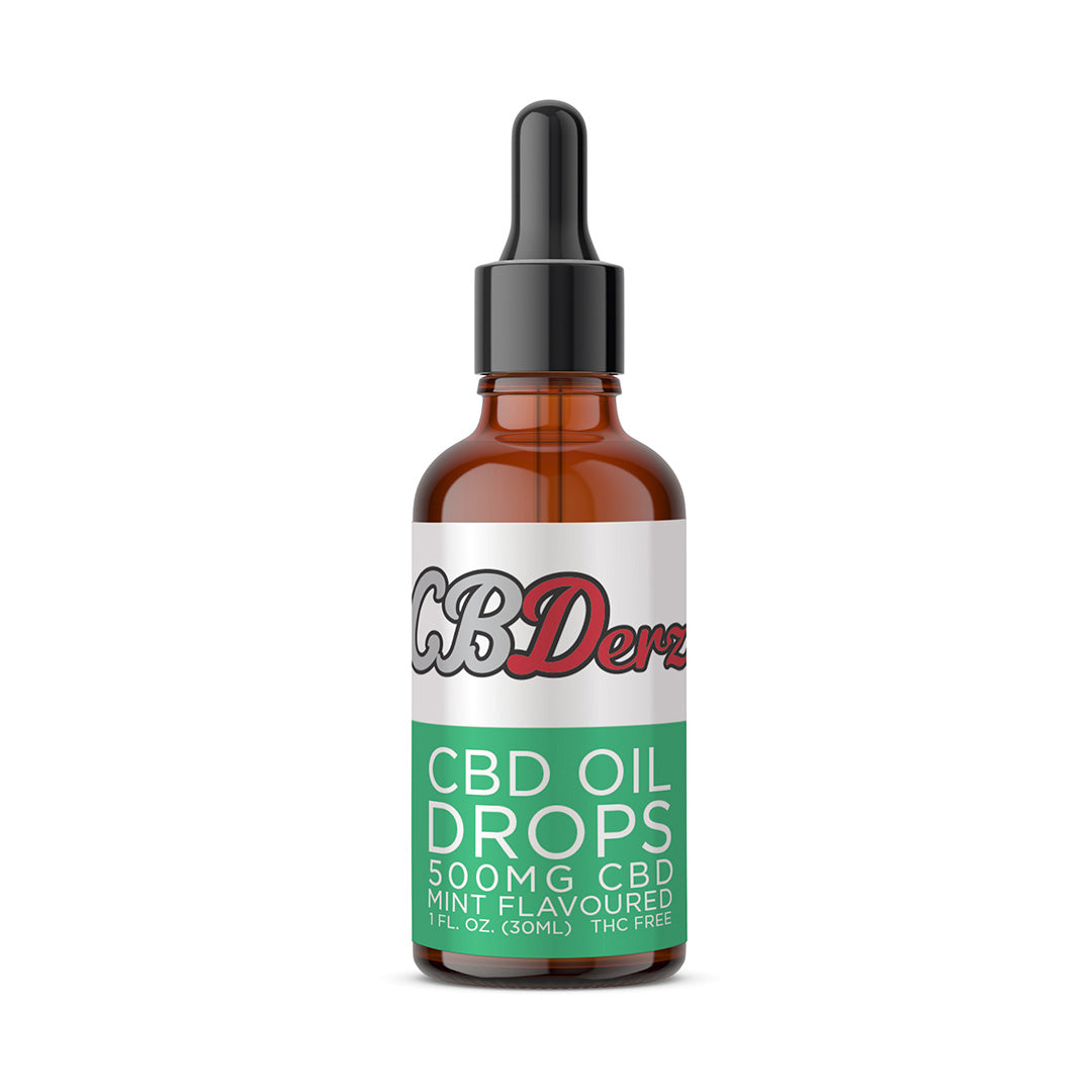 500mg Mint Flavour CBD Oil Drops 30ml